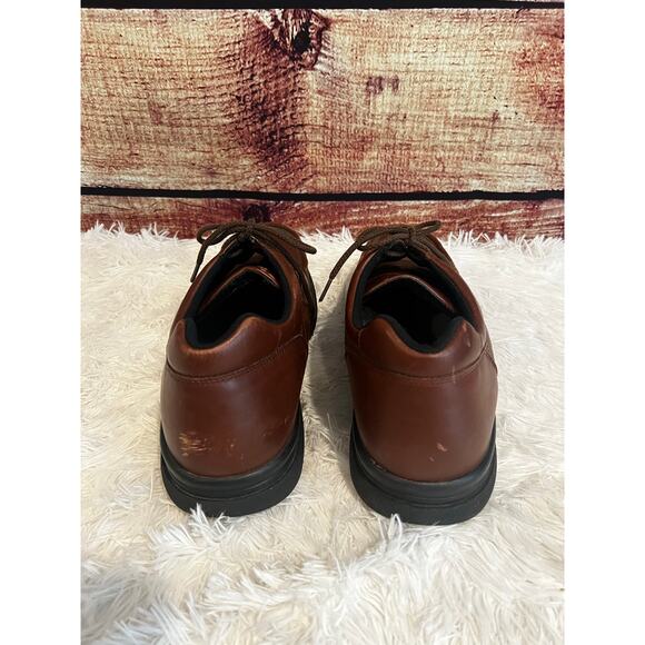 Red Wing Brown Leather Safety Toe Work Shoes Mens 14 Oxford Oil Slip Resistant - Picture 7 of 11